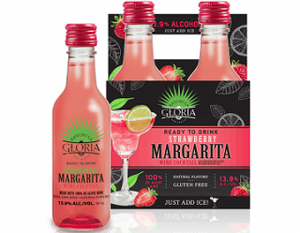Rancho La Gloria Strawberry Margarita RTD 4pk (187mL)