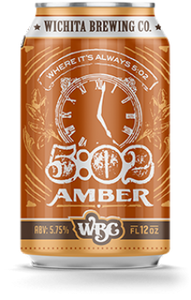 Wichita Brewing Co 5:02 Amber Single Can