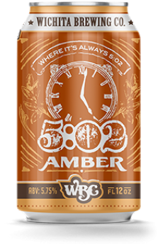 Wichita Brewing Co 5:02 Amber Single Can