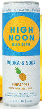 High Noon Pineapple Hard Seltzer Single (355mL)