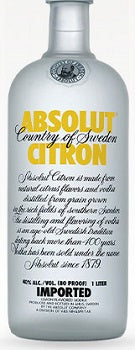 Absolut Citron Vodka  (750mL)
