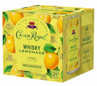Crown Royal Whiskey Lemonade RTD 4pk (355mL)