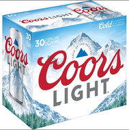 Coors Light 30pk Cans **NFD**