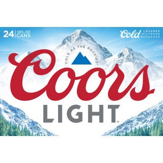 Coors Light 24pk Can **NFD** (16oz)