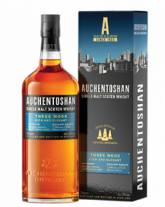 Auchentoshan Three Wood Lowlands Single Malt Scotch Whiskey