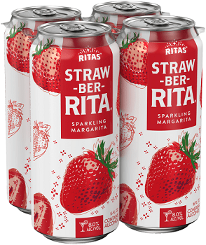 Ritas Straw-Ber-Rita 4pk Can