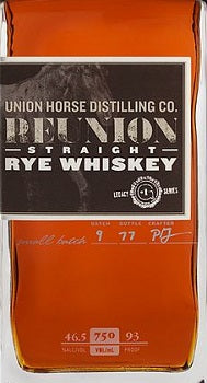 Union Horse Reunion Rye Whiskey