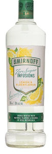 Smirnoff Zero Sugar Infusions Lemon & Elderflower Vodka
