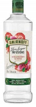 Smirnoff Zero Sugar Infusions Strawberry & Rose Vodka