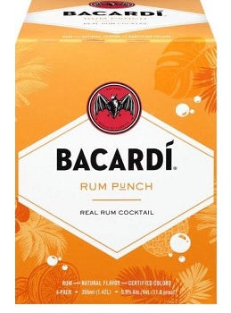 Bacardi RTD Rum Punch 4pk