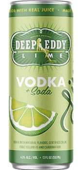 Deep Eddy RTD Lime Vodka & Soda