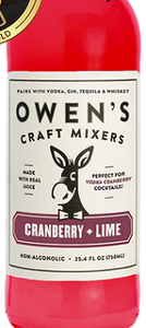 Owen's Sparkling Cranberry Single Mixer