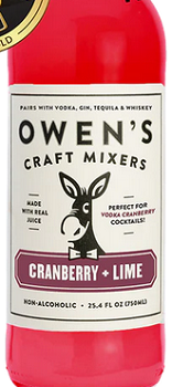 Owen's Sparkling Cranberry Single Mixer