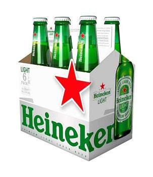 Heineken Lt 6pk 12oz Btl