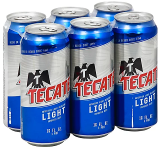 Tecate Light 6pk Can